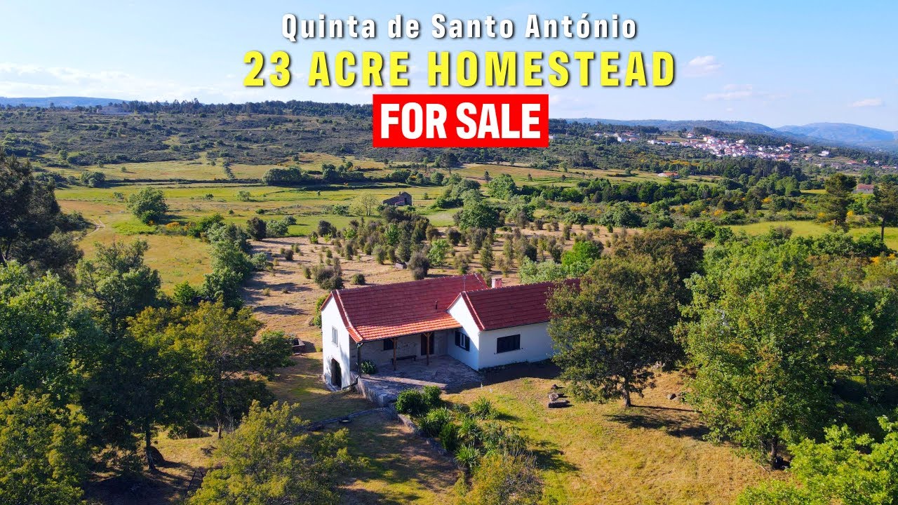 FOR SALE: 23-Acre Farm | 2 Granite Stone Houses | Central Portugal Dream Property