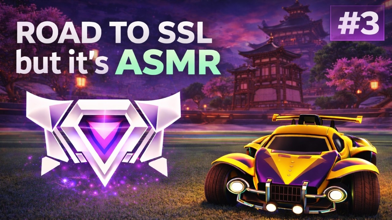 Путь к SSL в формате ASMR | 22 сезон, часть 3 | Rocket League ASMR (звуки контроллера PS5 и шепот)