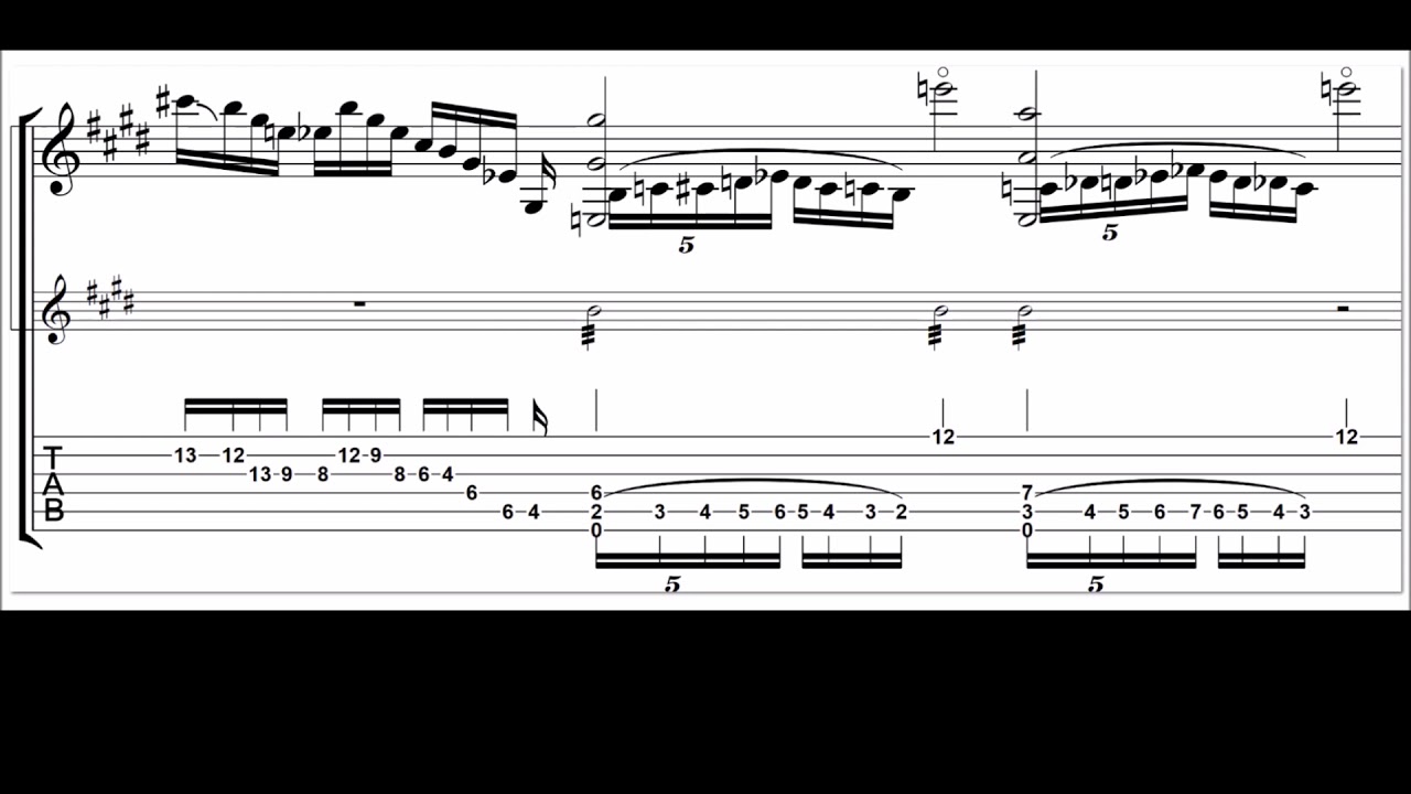 Study for Electric Guitar by Julian Lage