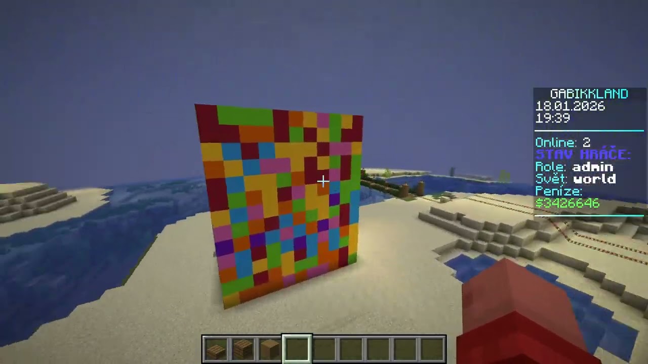 Minecraft -shrnutí našeho serveru