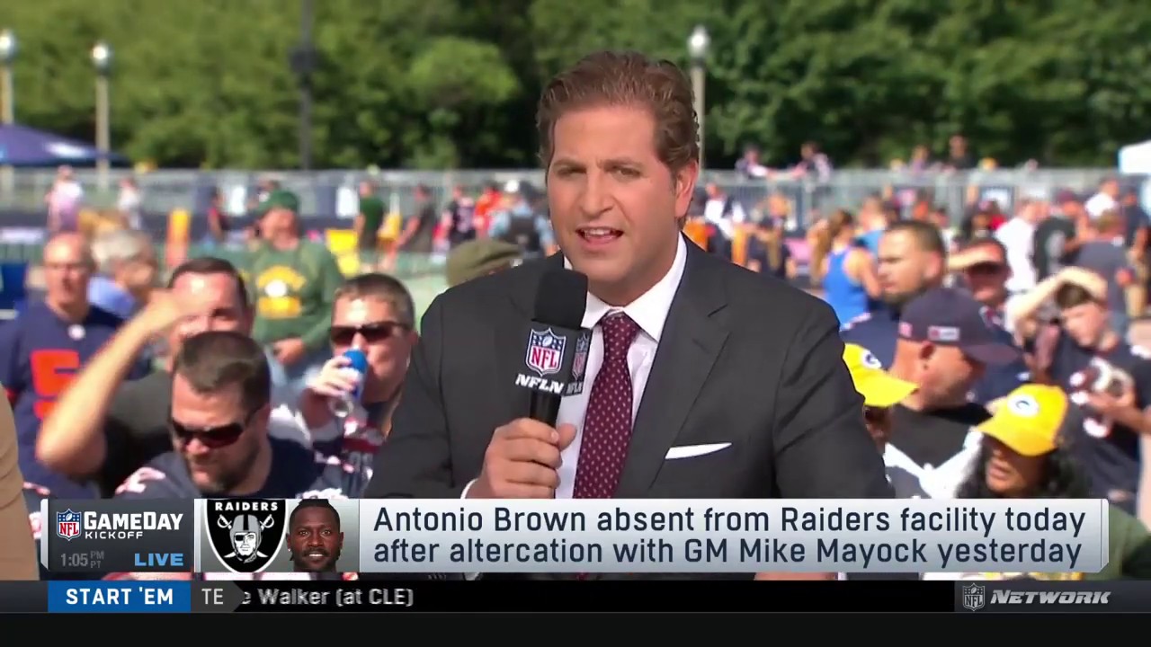 NFL GameDay on Antonio Brown's altercation with GM Mike Mayock