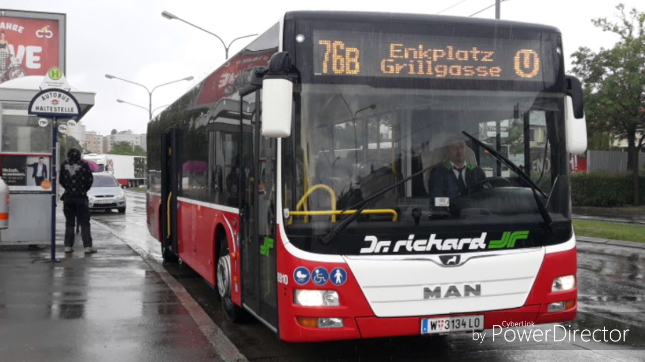 Bus 76B Ansage Wien