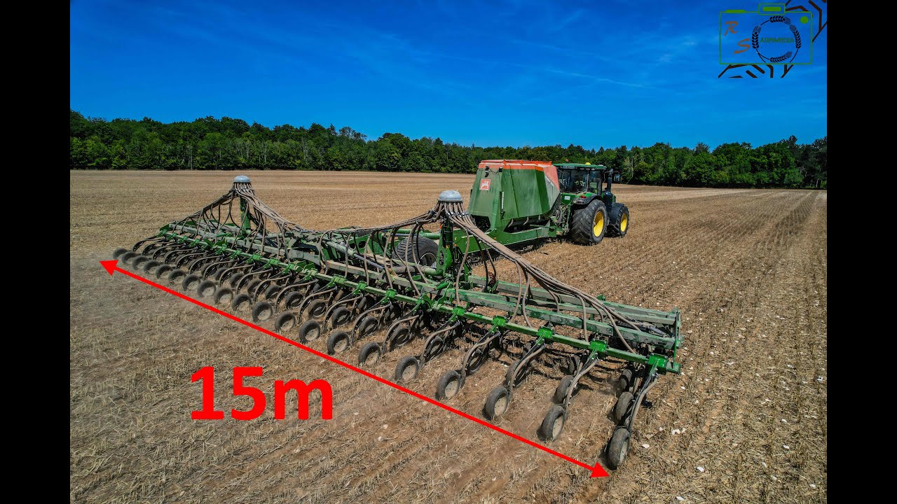 15m auf einen Streich 😱😱/ John Deere 8360R/ Amazone Condor 15001
