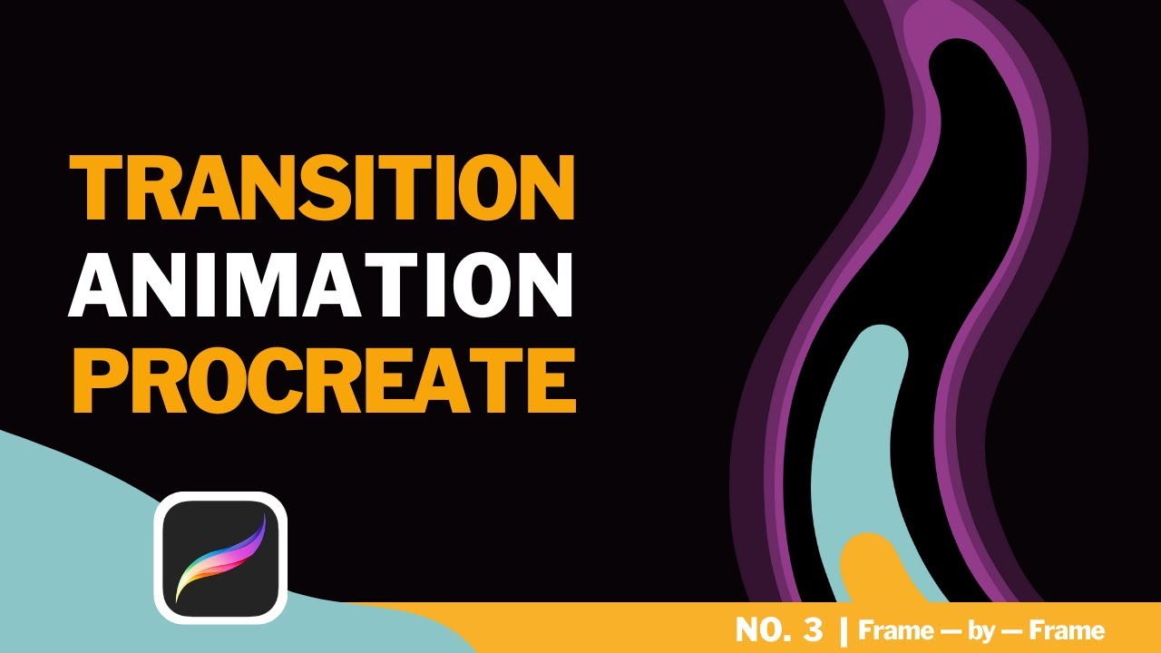 Procreate Transition Animation No. 3, Video Transition Effects | Step by Step Tutorial #transition