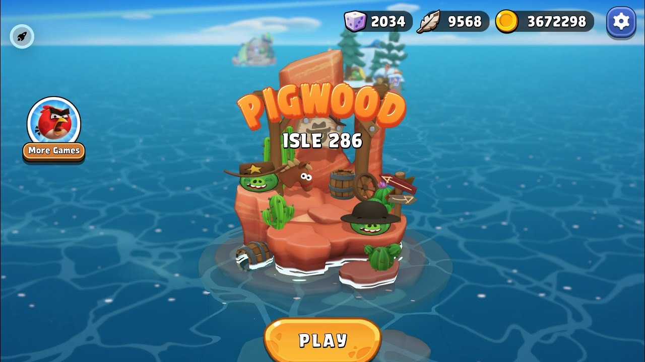 Angry Birds Bounce - Isle 286 with Bomb 