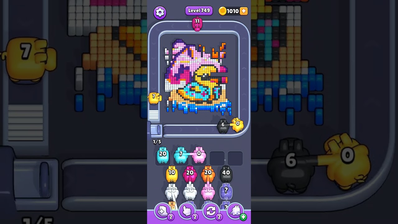 Pixel Flow Level 749