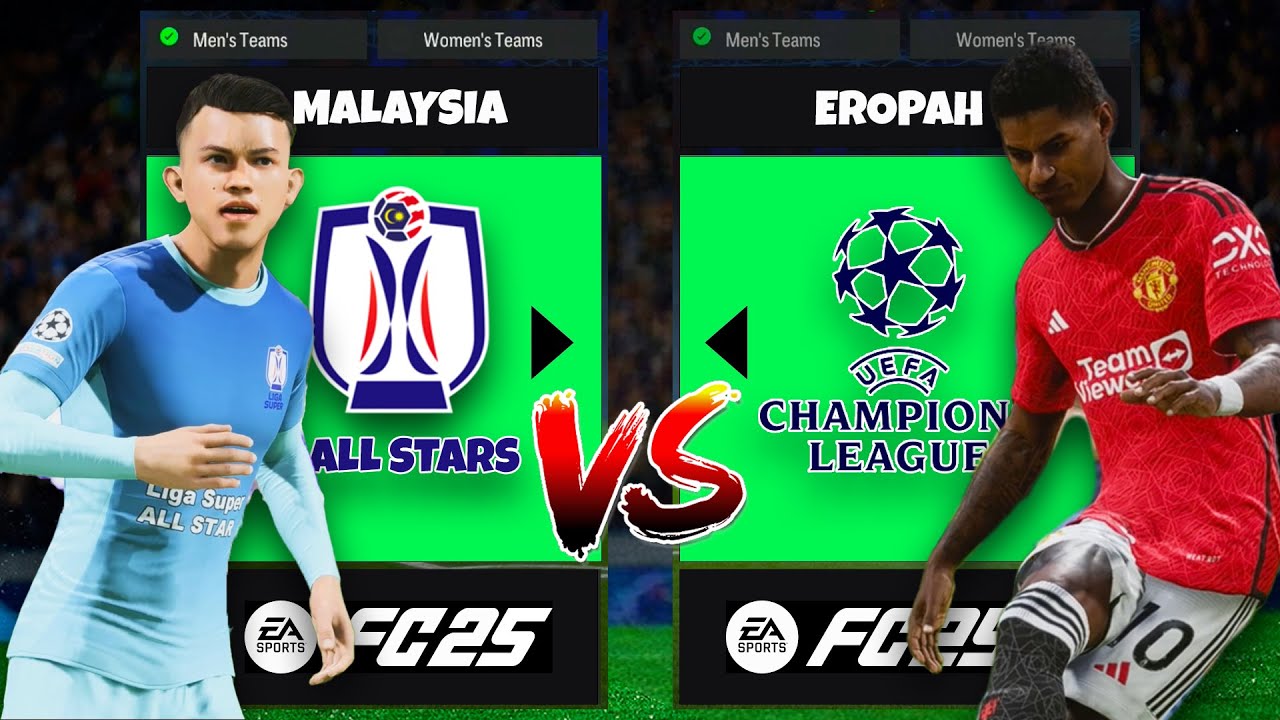 Liga Super Malaysia ALLSTAR Ke Liga Juara-juara Europa!