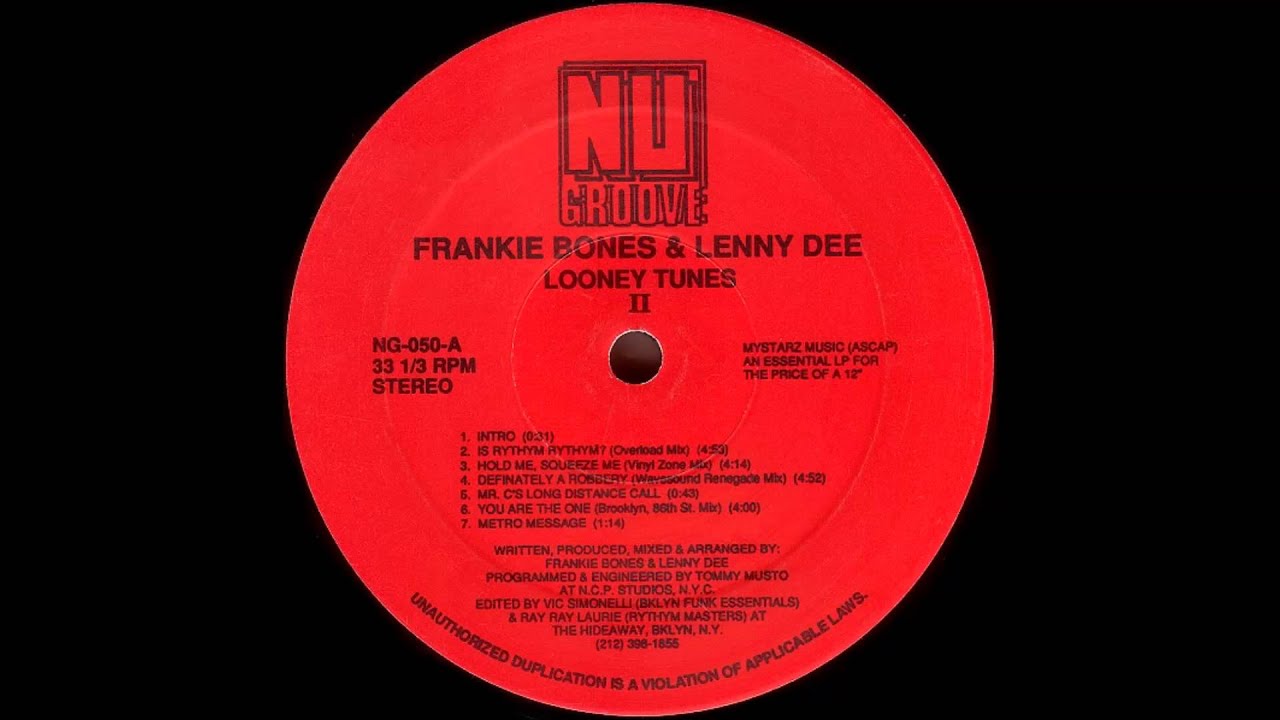 FRANKIE BONES & LENNY DEE - DEFINATELY A ROBBERY (WAVESOUND RENNEGADE MIX) 1990