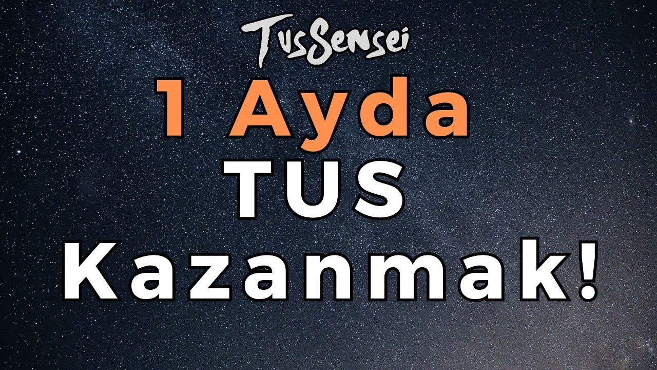 Bir ayda TUS kazanma