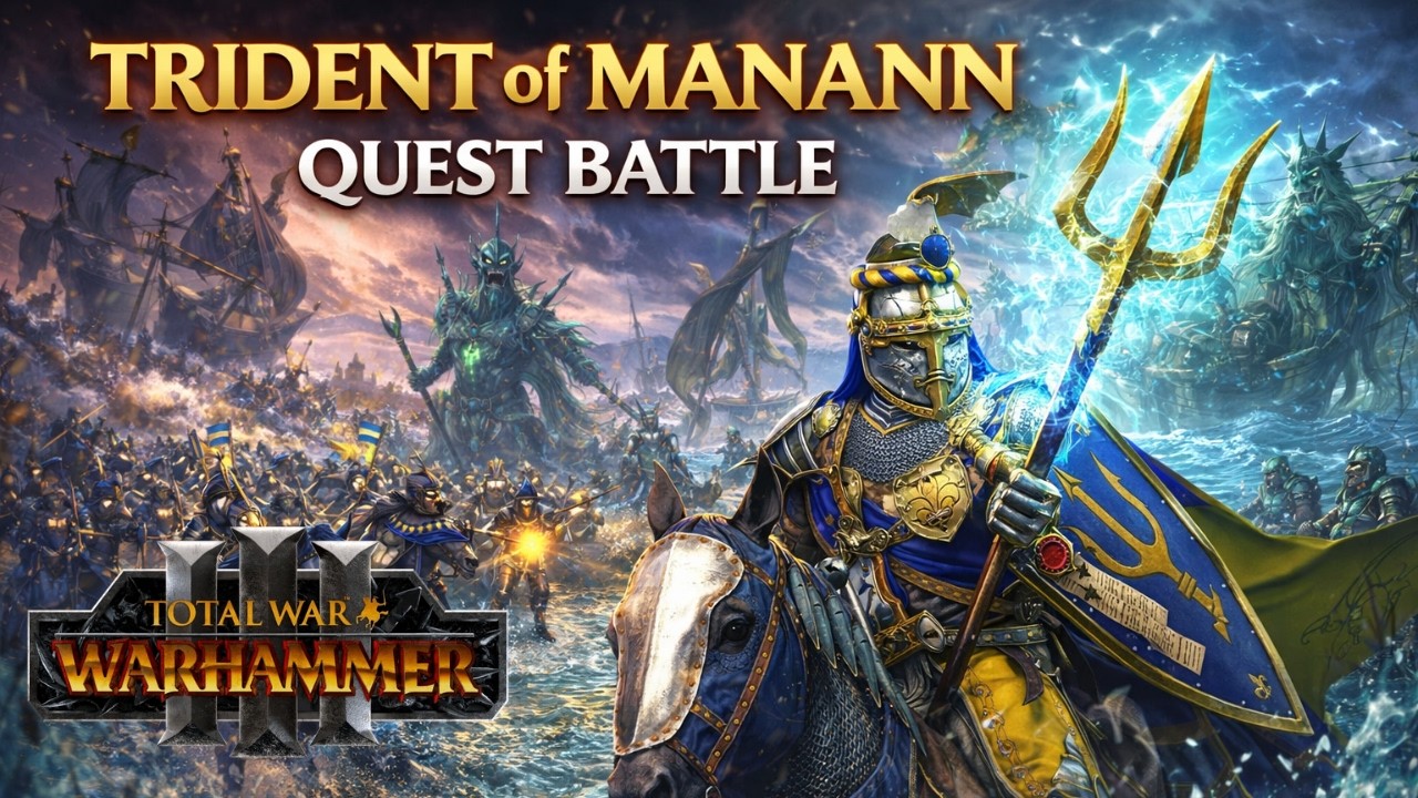 Битва за Трезубец Мананна – Священная Реликвия Бретонии высвобождена | Total War Warhammer 3