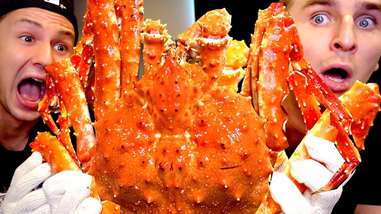 【衝撃】サワヤンに超巨大なカニを丸ごと一匹食べさせたらヤバすぎたｗｗｗｗ