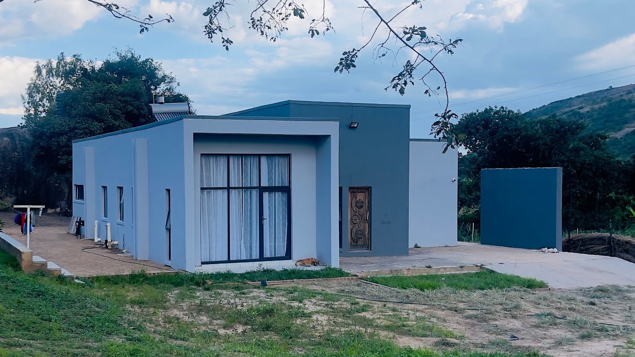 Building Stone Step From Scratch|| Beautifying Our African Village Home