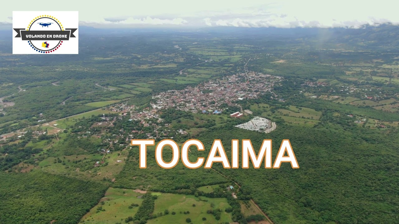 VOLANDO EN DRONE 4K - TOCAIMA DESDE EL CERRO GUACANA  - ESPECTACULAR