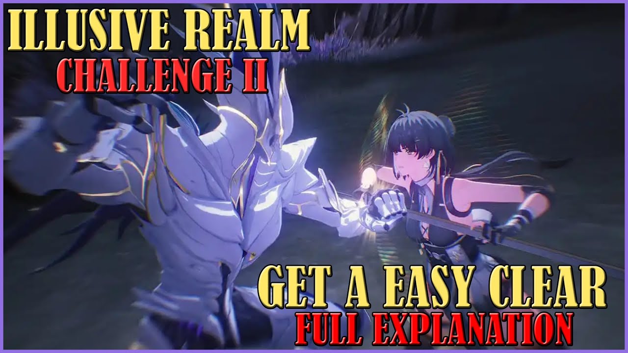 This is How You Clear Challenge 2 Easy - Wuthering Waves (illusive Realm)