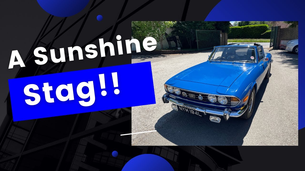 Experience a Mark 1 Triumph Stag - In the Sunshine!