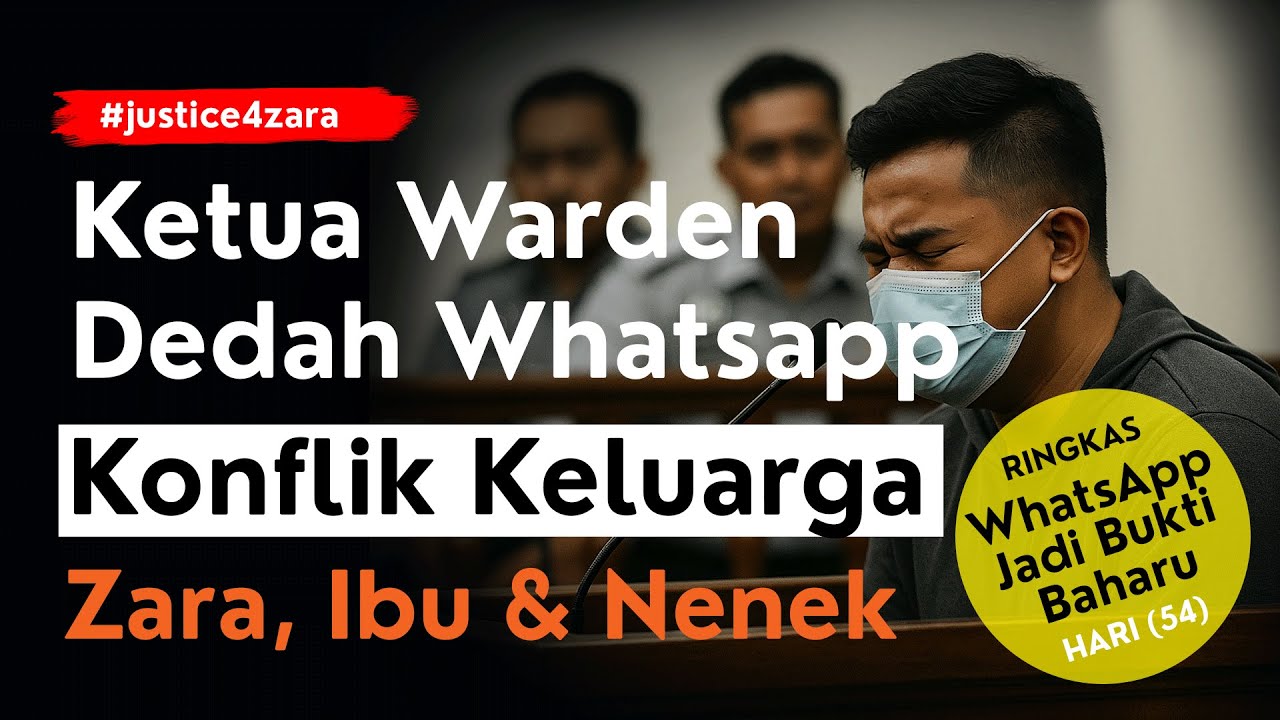 KETUA WARDEN DEDAH WHATSAPP KONFLIK KELUARGA ‼️ ZARA, IBU & NENEK