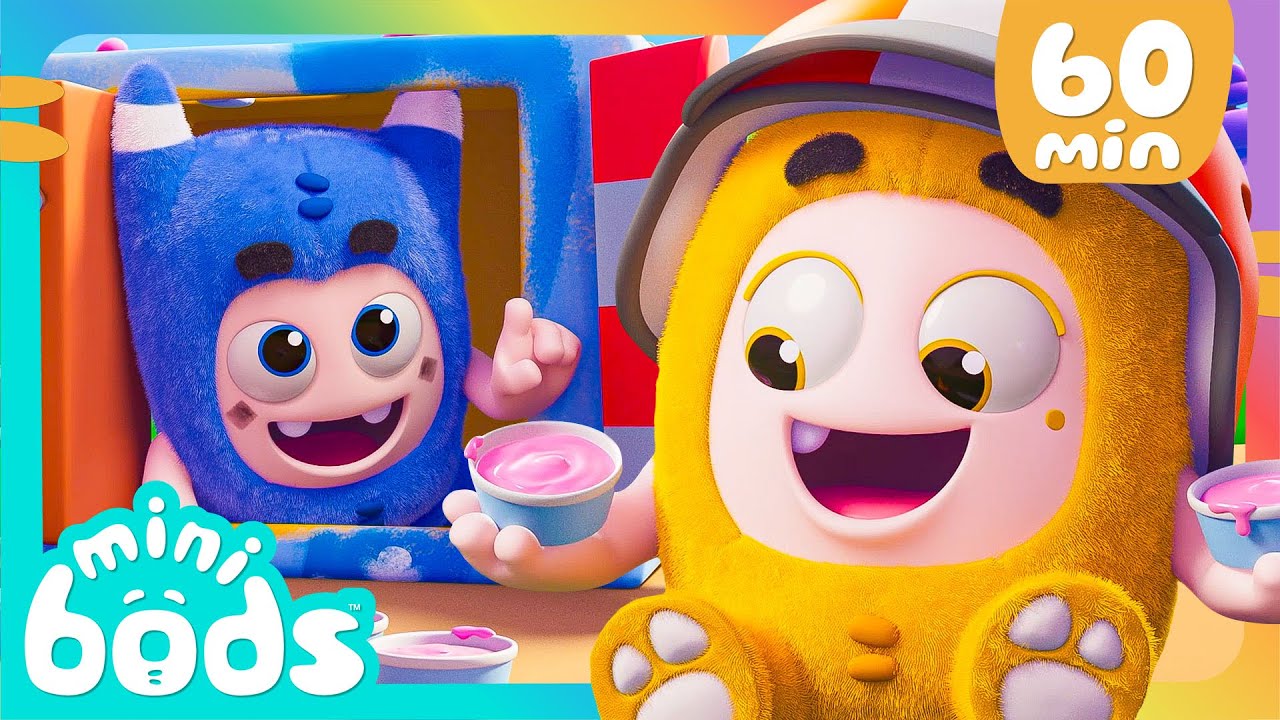 Ugh!!! I Want Some Ice Cream! - Minibods | Mini Oddbods | Baby Oddbods | Funny Cartoons For Kids