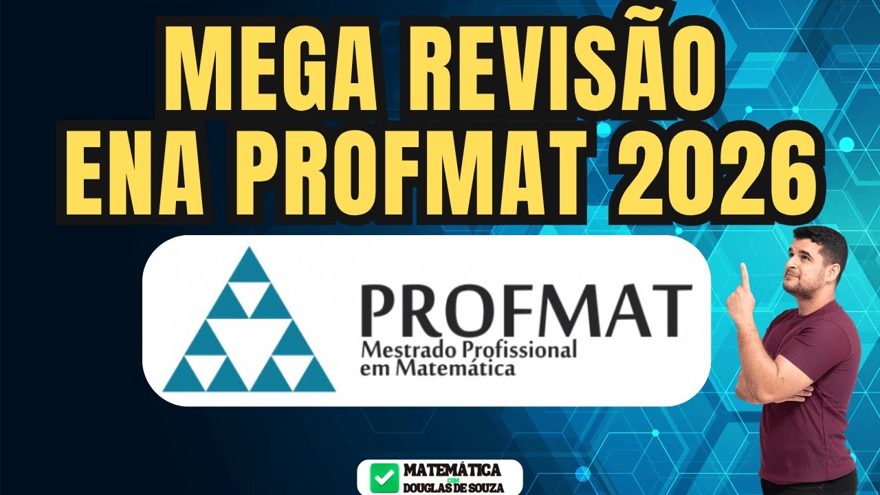 ✅ ENA PROFMAT 2026: Mega Revisão | 20 Questões para você GABARITAR!