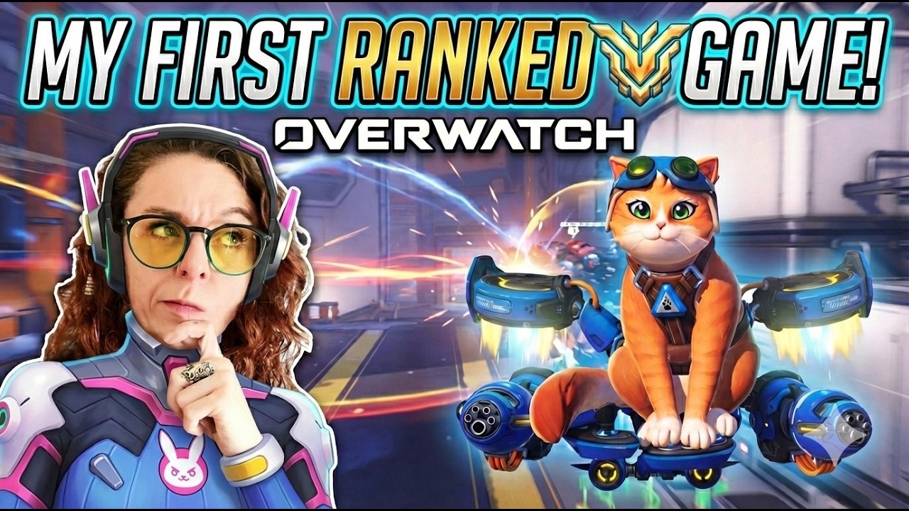 🐰 Can D.Va Carry My First Ranked Game in Overwatch?
