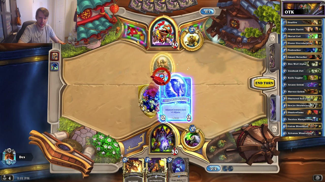Hearthstone: Classic OTK Warlock and Small Shaman! Mic Issues Early in VOD