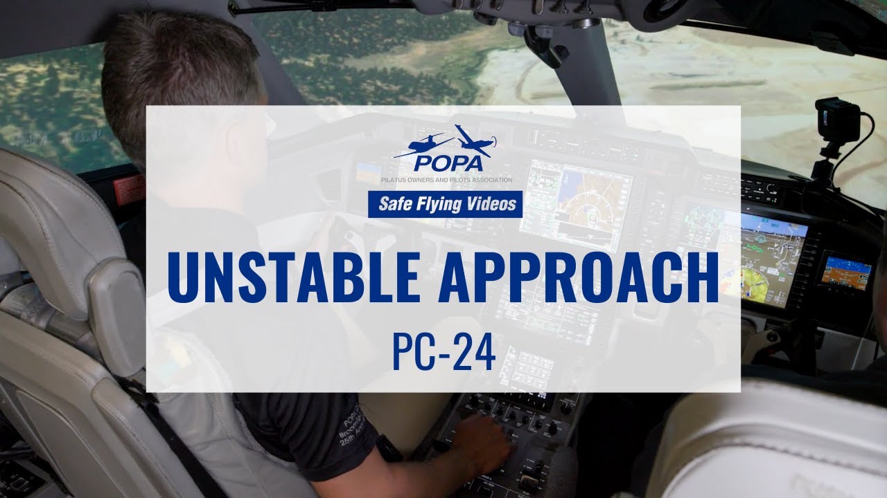 Unstable Approach in the PC-24