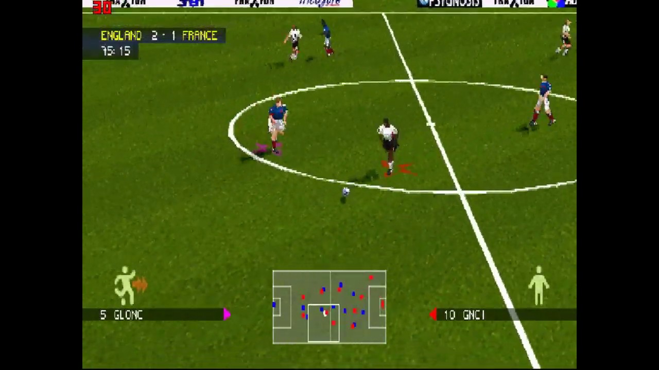 Adidas Power Soccer 98 Gameplay PS1