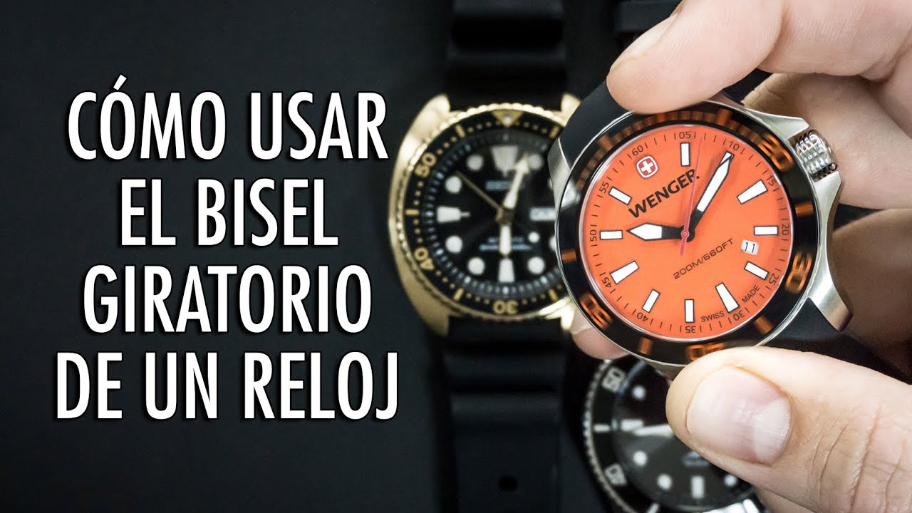 C&oacute;mo Se Usa El Bisel (Anillo) Giratorio De Un Reloj - Relojes de Buceo