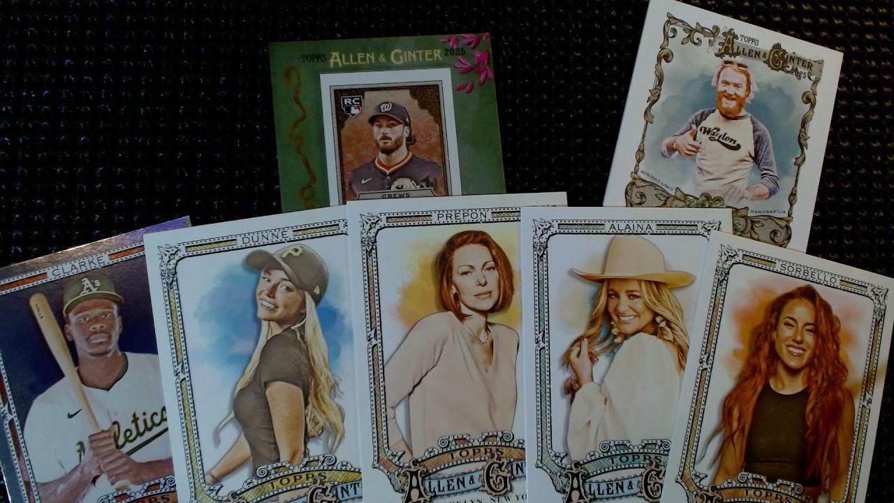 2025 Allen & Ginter Hobby Box #2 Highlights #allenandginter My Grandpas Chicago Bar Baseball Inn Pen