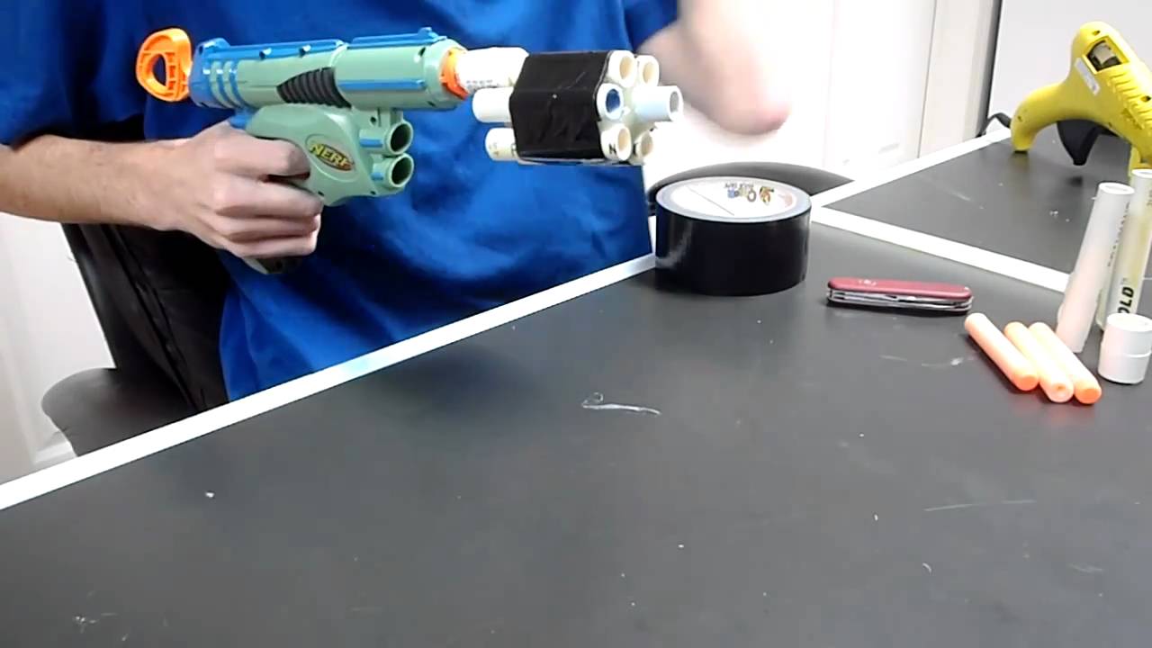 How To:  Basic Nerf Coupler Mod and Make a Speedloader for ANY Nerf Pistol