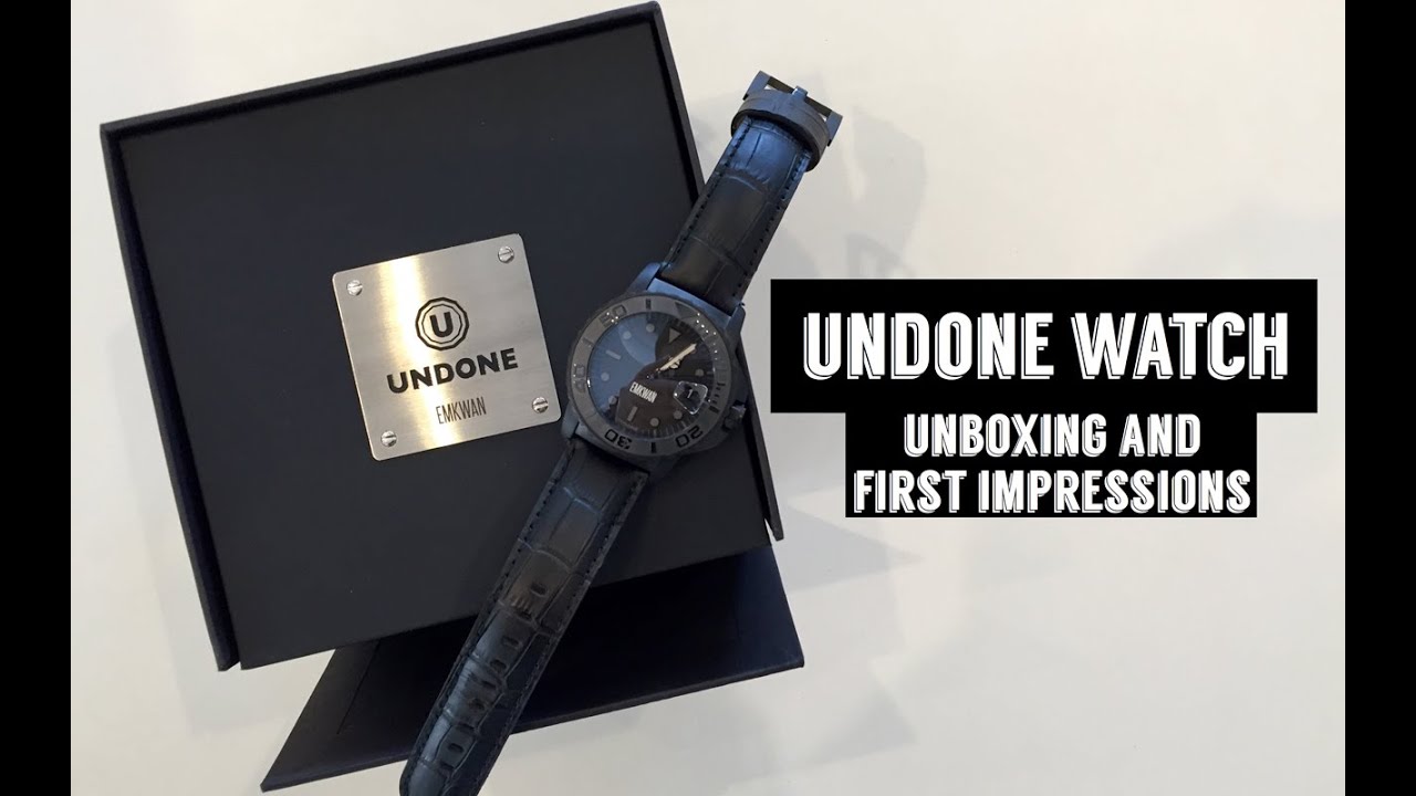 UNBOXING MY CUSTOM WATCH FROM UNDONE !!!