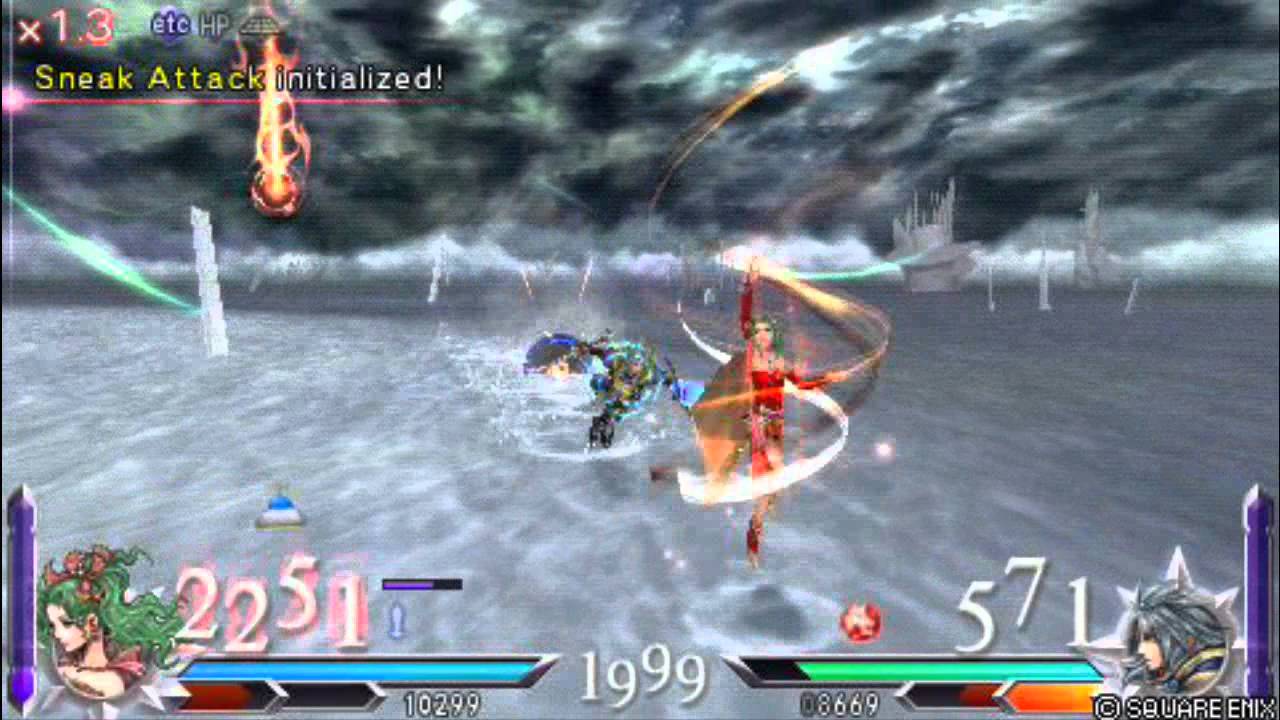 [Dissidia 012 Online] Terra[Jet] vs Tidus, WoL[Akai] M1, M2