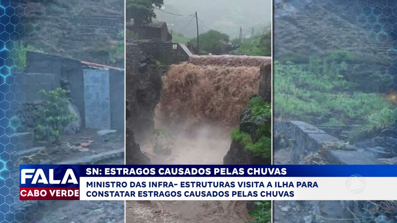 Estragos causados pelas chuvas em São Nicolau | Fala Cabo Verde