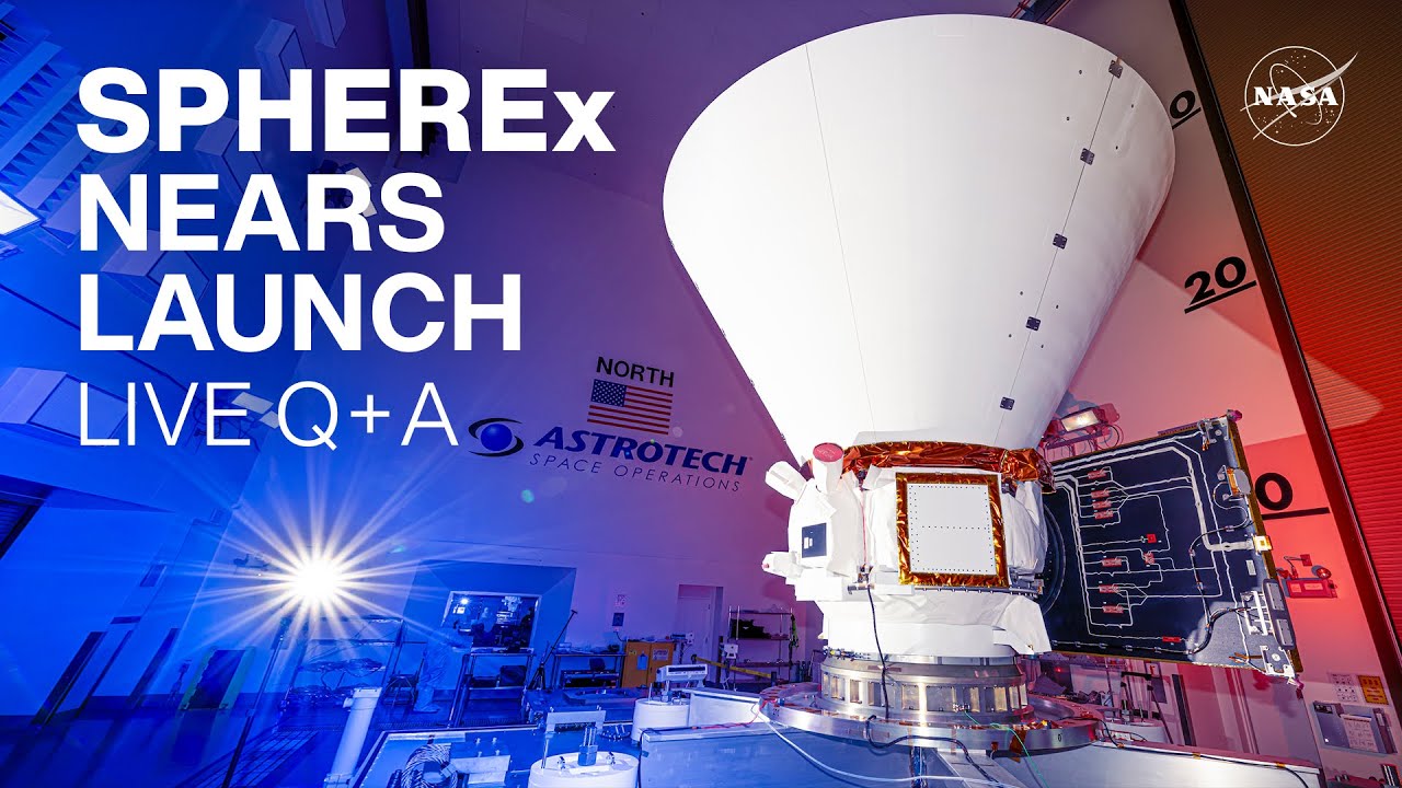 See the Spacecraft: SPHEREx Nears Launch (LIVE Q+A)