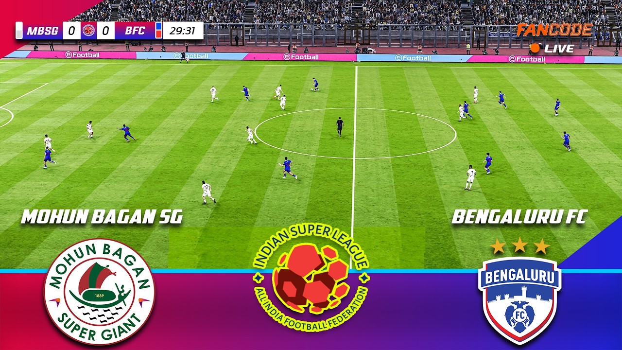 ⚡Бангалор ФК против Бангалора Мохун Баган Супер Гигант: ISL 2025–26 🔥 #isl #mohunbagan #bengalurfc
