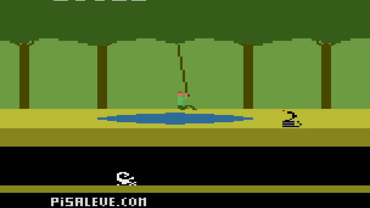 Atari 2600 Game: Pitfall (1982 Activision) (Modified Version)