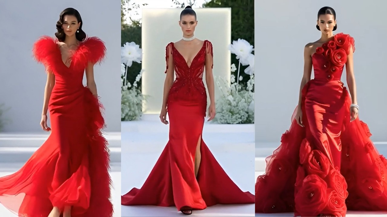 Lady in Red Couture ✨ Lady Vibe Scarlet Runway Collection