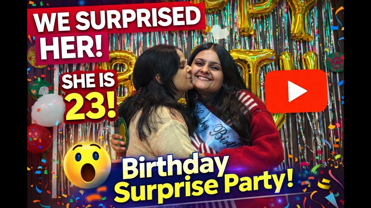 She Didn’t Expect This! 23rd Birthday Surprise for My Daughter 🥹🎈 | baby themed party