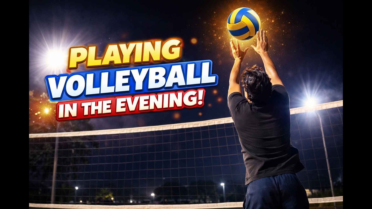 VLOG #8 | Evening Volleyball Practice with Full Energy