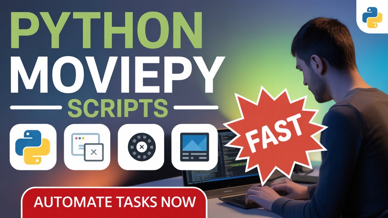 Automate Video Editing with Python & MoviePy – Build Scripts That Work
