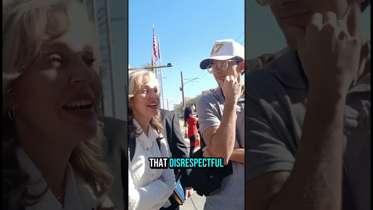 Taking on the ENTIRE MAGA crowd at Turning Point USA AmFest 2025! #maga #turningpointusa #trump