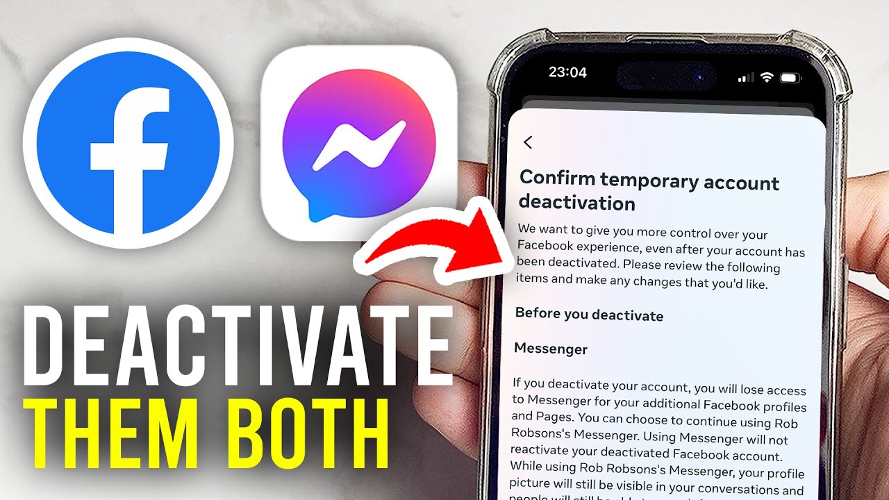 How To Deactivate Facebook and Messenger Account - Full Guide