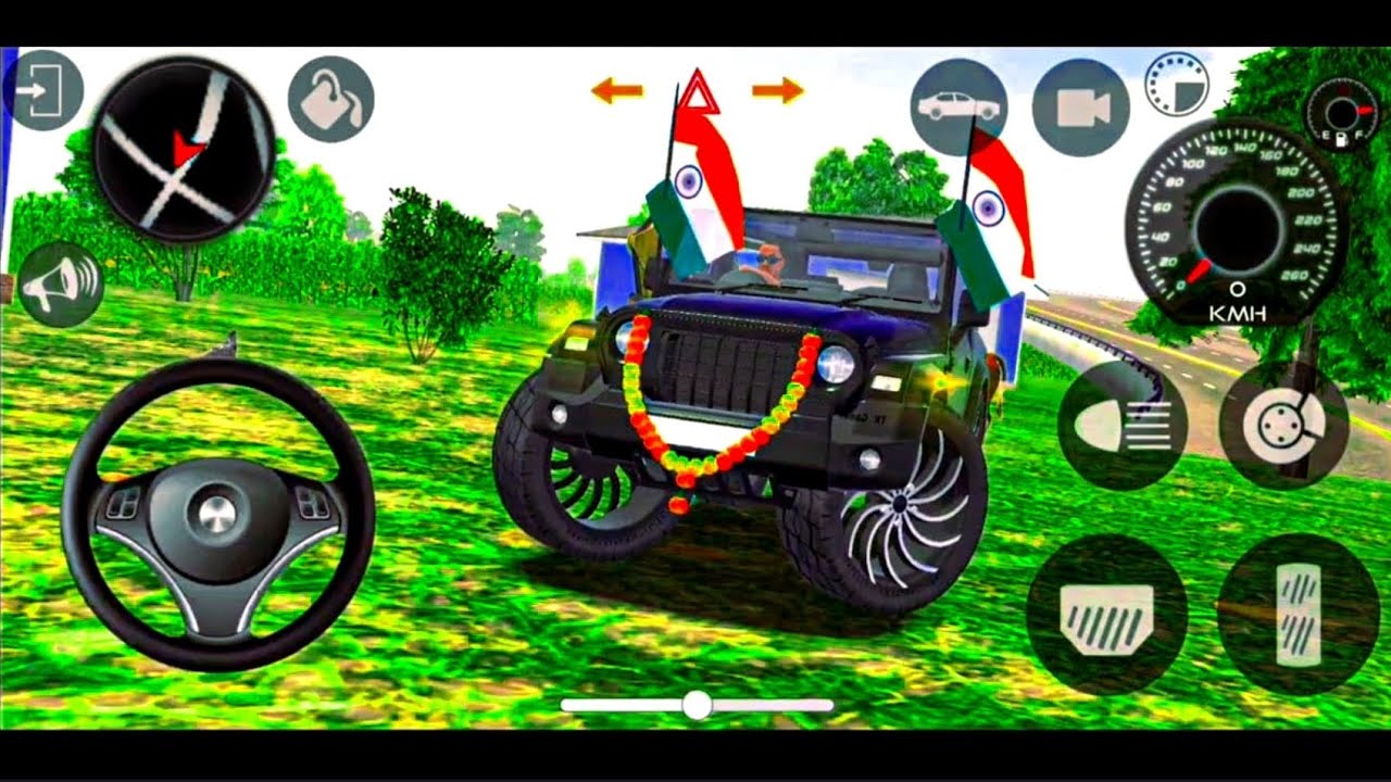 Modified Mahindra Thar😈Games:Indian Black Thar (Gadi Wala Games) Car Game Android Game - #2026