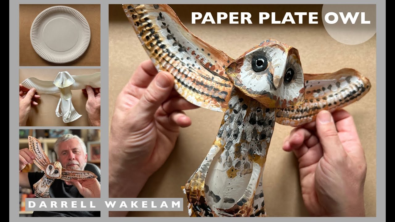 Paper Plate Owl