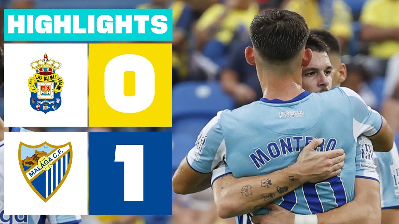 UD LAS PALMAS 0 - 1 MÁLAGA CF | RESUMEN LALIGA HYPERMOTION