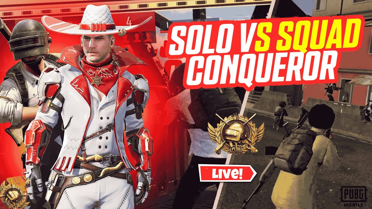 Solo vs Squad CONQUEROR Challenge! | PUBG Mobile Epic Win