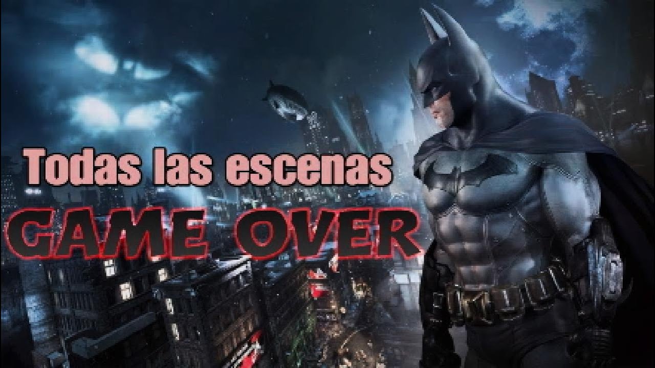 Todas las escenas GAME OVER | Batman Arkham City Remastered | PS4
