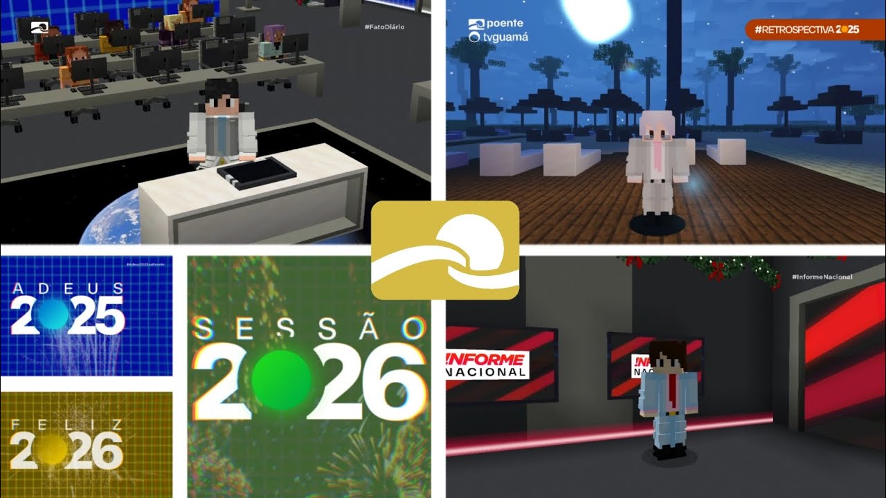 Trecho da Programação noturna da TV Poente (31/12/2025 - 01/01/2026)