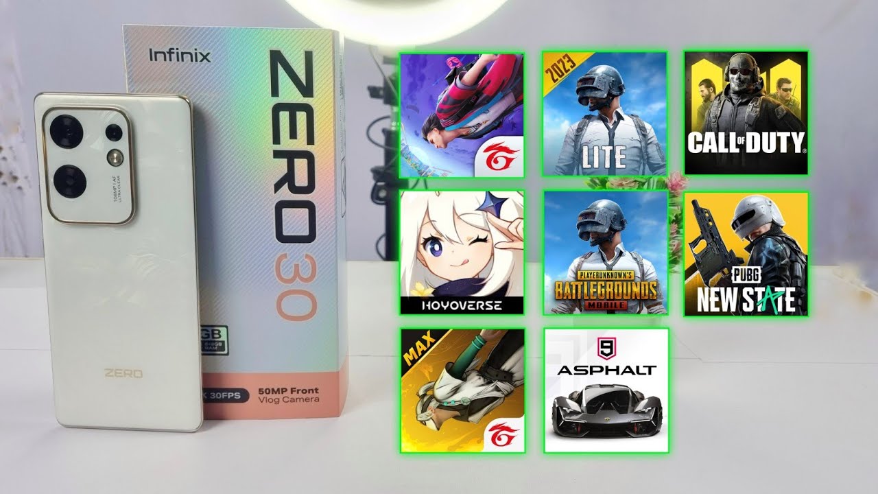 Infinix Zero 30 4G 8+ Games Test - GENSHIN/PUBG/COD/FREE FIRE/Asphalt 9 - MediaTek Helio G99
