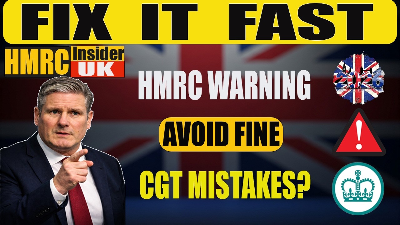 CGT Mistakes EXPOSED 🚨 | Fix Your UK Tax Return FAST | Avoid HMRC Penalties NOW