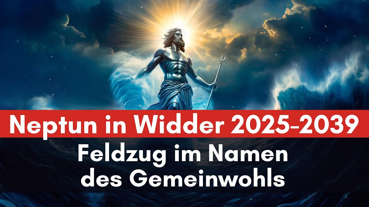 Feldzug im Namen des Gemeinwohls ~ Neptun in Widder 2025 bis 2039 ~ Podcast